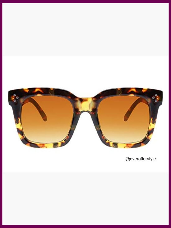 Retro Square Sunglasses Gradient Lens UV 400 Protection Polarized main image 5